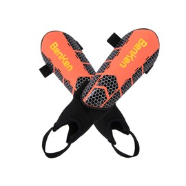 BenKen Soccer Shin Guards with Calf Protection and Ankle Sleeve - Breathable Material for Kids Teenagers and Youth