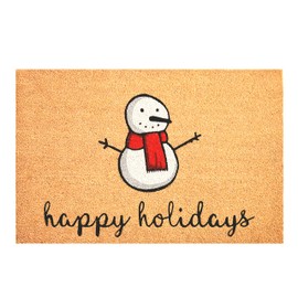 Calloway Mills Happy Snowman Doormat (Multi, 17" x 29" x 0.60")