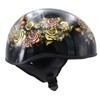 Hot Leathers Advanced Motorcycle DOT Skull Cap Classic Half Helmets