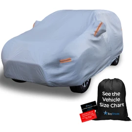 EzyShade 10-Layer SUV Car Cover Waterproof All Weather. See Vehicle Size-Chart for Accurate Fit. Outdoor Full Exterior Covers for Automobiles Heavy Duty Tarp Jeep Rav4 CRV. Size S5 (See SizeChart)