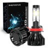 SHENKENUO 4 Sides H11 LED Headlight High or Low Beam