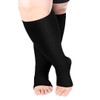 Uccellino Large Size Compression Socks, Open Toe, Loose, Compression Socks,