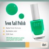 duri 157N Electric Glow - Neon Green Nail Polish, Matte
