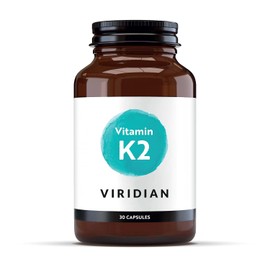 Viridian - Vitamin K2, 30 Capsules | Vegan Formula, Contributes to Maintenance of Normal Bones and Normal Blood Clotting | Non-Animal Tested Form | Nutritionist Formulated