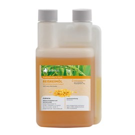 alanui Reiskeimöl für Hunde, raffiniert, 250 ml Dosierflasche
