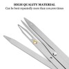 Eyebrow Ruler, Eyebrow Positioning Measurement Microblading Tattoo Eyebrow Ruler Golden
