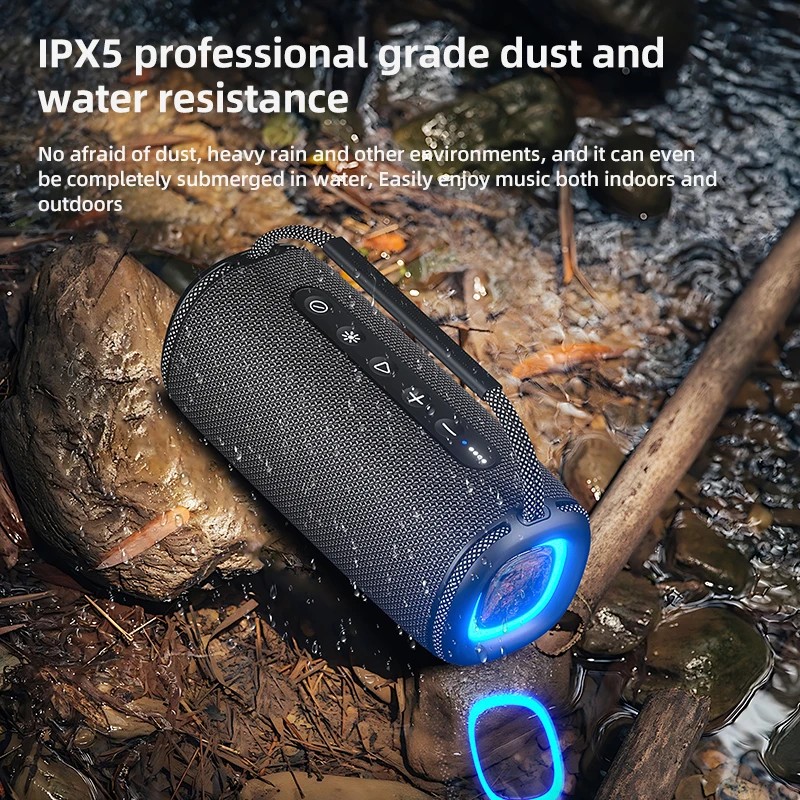 Colorful Light Speaker Outdoor High Quality Portable Wireless Waterproof 30W