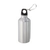 Aluminium Drinking Water Bottle with Screw cap and Carabiner, 400ml