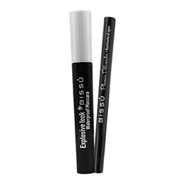 Bissú Máscara de Pestañas Waterproof y Plumín Delineador Negro