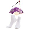 Japanese Anime Women's Dance Kimono Robe Fancy Dress Yukata Silk