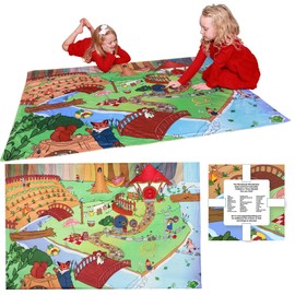 Pipp & Spalding Seek and Find Woodlands Wonderland Collectible Children's Throw Blanket, 40" by 60", Educational for Children, Toddlers, Kid's, Children, Seek-and-Find Game, Gnomes