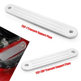 Transom Support Plate Kit for Outboard Motor - Transom Plate & Outboard Mounting Bracket (12" x 2" & 15" x 2"), 3/8" Thick Cast Aluminum, 2 Pack