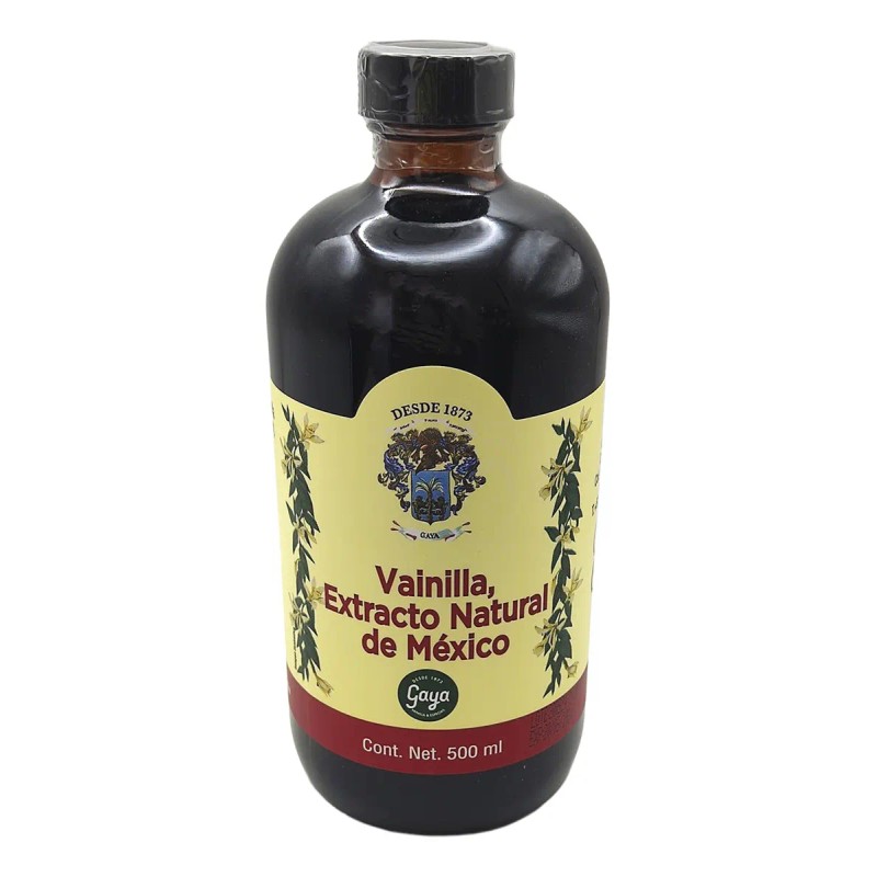 Vainilla Papantla Extracto 100 Natural Frasco 500ml Gaya
