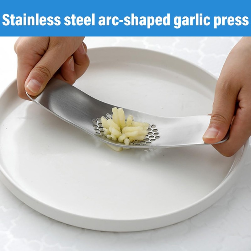 WeddHuis Garlic Mill Garlic Press Stainless Steel Rustproof Production of