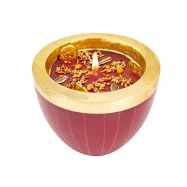 Vela 100% Aromática |Preparada Para Abundancia Y Prosperidad | 100% Parafina | Atrae la prosperidad y la abundancia en áreas como el trabajo, las finanzas, hogar, | Decoración | 11 cm/ 4.33 in alto |