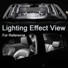 AWALITED 6pcs Corolla Interior LED Lights Kit Super Bright LED