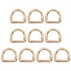 MAXQUU 10 Pieces Of D-Shaped Spring Buckle, Multi-Purpose Metal Buckle,