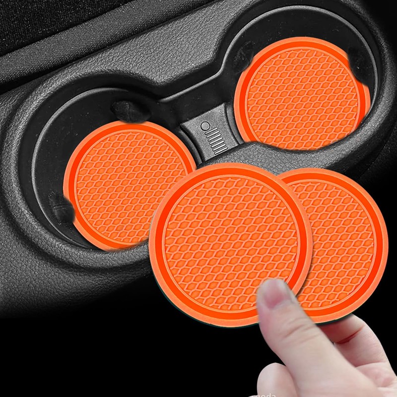 Car Cup Holder Coaster, 4PCS Universal Non-Slip Cup Holders Embedded