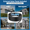 Solar Charger for Ring Doorbell, 2-in-1 Doorbell Mount with 6W