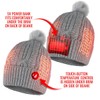 ActionHeat 5V Battery Heated Hat Cable Knit – Rechargeable Winter