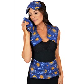 Nature’s Approach Aromatherapy Heating Pad 4 PC Pack Set with 12 Soothing Herbs- 3 PC Microwave Heating Pad Set with Bonus Peppermint Sinus Pack (DO NOT Microwave Sinus Pack)