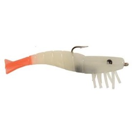 DOA Shrimp Spare Parts 9pk 3in Glow Fire Tail