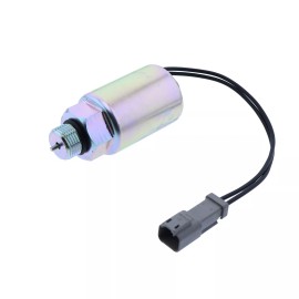 Unbranded 12V Solenoid Valve 3E-7507 For Caterpillar CAT 3054 Engine 416B 426B 428B 436B