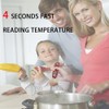 Kitchen Meat Thermometer Waterproof Cooking Thermometer Fork Hanging Water Milk