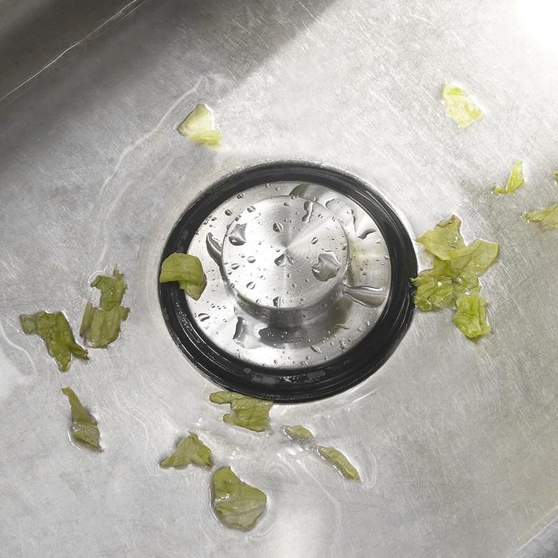 tifanso Kitchen Sink Drain Stopper - 2PCS Garbage Disposal Stopper