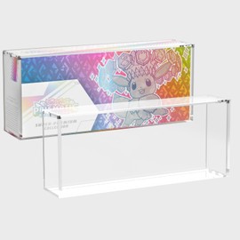 Prismatic Evolutions SPC Box Acrylic Display Case, SPC Protector Case, Compatible with Prismatic Evolutions Super-Premium Collection Box, Ultra Thick 8mm + 5mm Acrylic with Strong Magnetic Lid