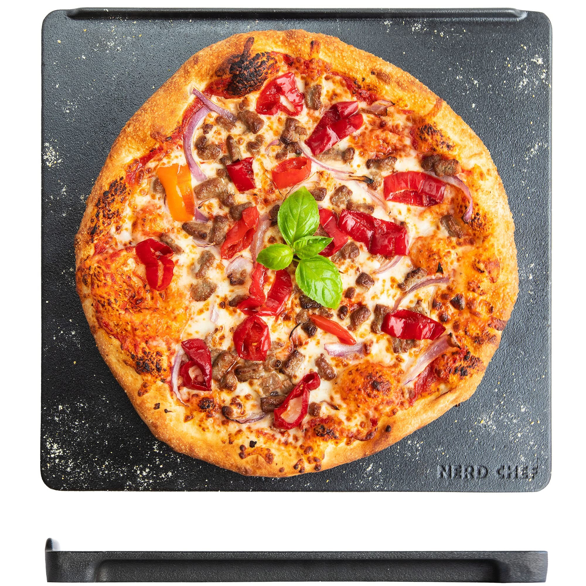 NerdChef Speed Steel Pizza Baking Stone