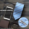 MICHIKO LONDON Brand Necktie, Made in Japan, Silk Jacquard Woven