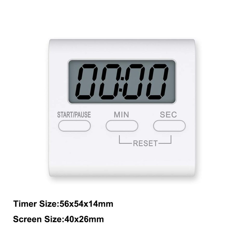 Kitchen Timer, INRIGOROUS Digital Kitchen Timer Magnetic Countdown Stopwatch Timer