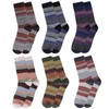 6 Pairs Mens Wool Socks Thick Warm Winter Thermal Socks
