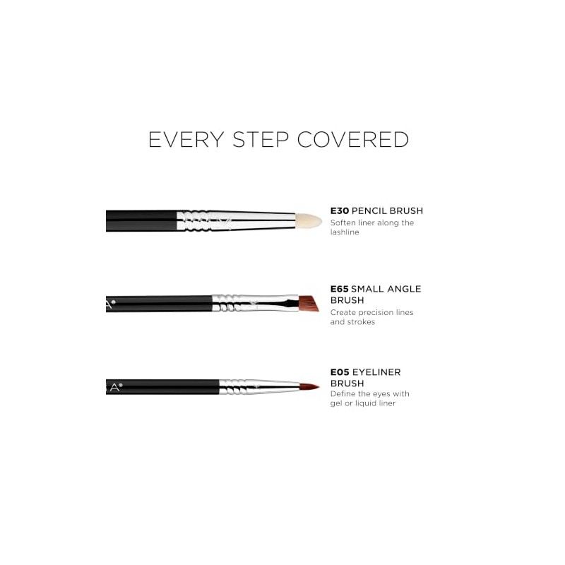 SIGMA Beauty Basic Eyes Brush Set Brush Women 7 Pc
