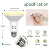 evelor 12 Pack BR30 LED Flood Light Bulbs 65W Equivalent,