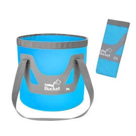 5 Gallons 20L Portable Bucket Water Storage Bag Collapsible Waterproof Fishing Folding Car Wash