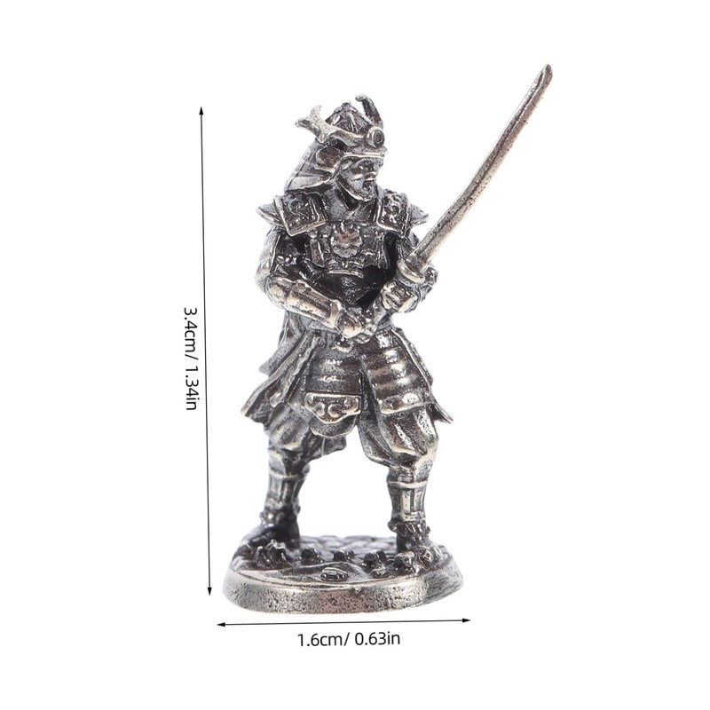 SUPVOX Japanese Samurai Warrior Figurine Miniature Decor for Home Office