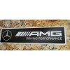 AMG performance aluminum sign 6" x 24"
