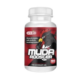 Healthy Coat Kickin' Chicken Feed Supplemennt - Muda 100 tab Plumage, Skin, Molting, Immune System, Energy LUVAROBLLC
