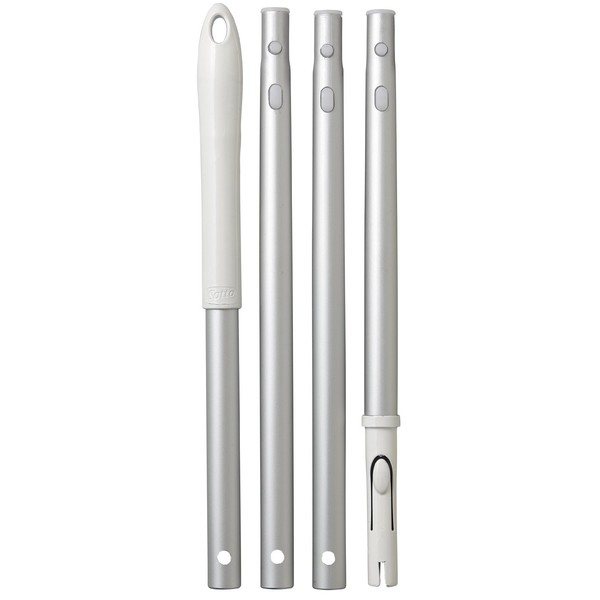 Yamazaki Sangyo 134908 Joint Aluminum Handle Satto White