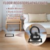 3 Pack 4x10 Flush Mount Floor Register – Heavy-Duty Matte