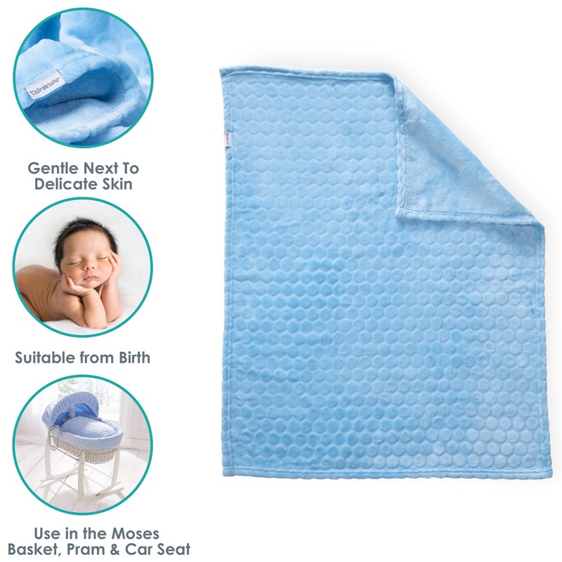 Clair de Lune | Marshmallow Baby blanket | 90 x