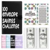 100 Days Money Saving Challenge Coin Envelope Budget Storage Book