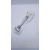 Architectural Hardware Replacement Bathroom Lock Door Handle Thumb Turn & Release Brushed Satin Chrome