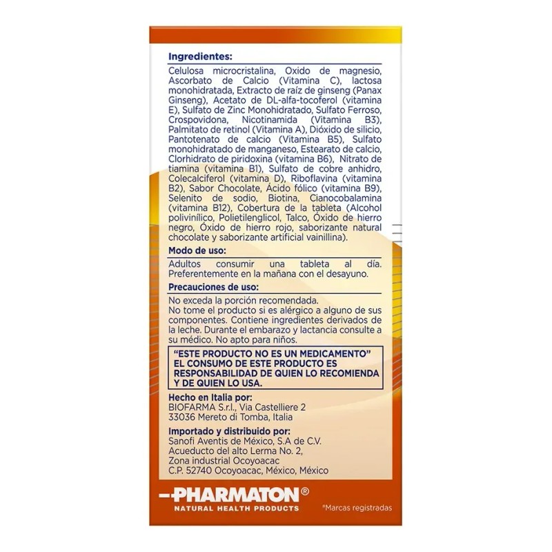 Multivitamínico Ginseng G115 Complete 30 Cápsulas 23.19g Pharmaton