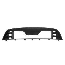 IKON MOTORSPORTS, Grille Compatible With 2010-2014 Ford Mustang GT500, Factory Style Front Bumper Upper Grill Kit Unpainted Black PP Polypropylene Center Cover Trim