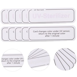 Baluue 40pcs Uv Test Cards for Uv Light Intensity Measurement Practical for Skincare and Sun Reusable and Portable Testing Strips