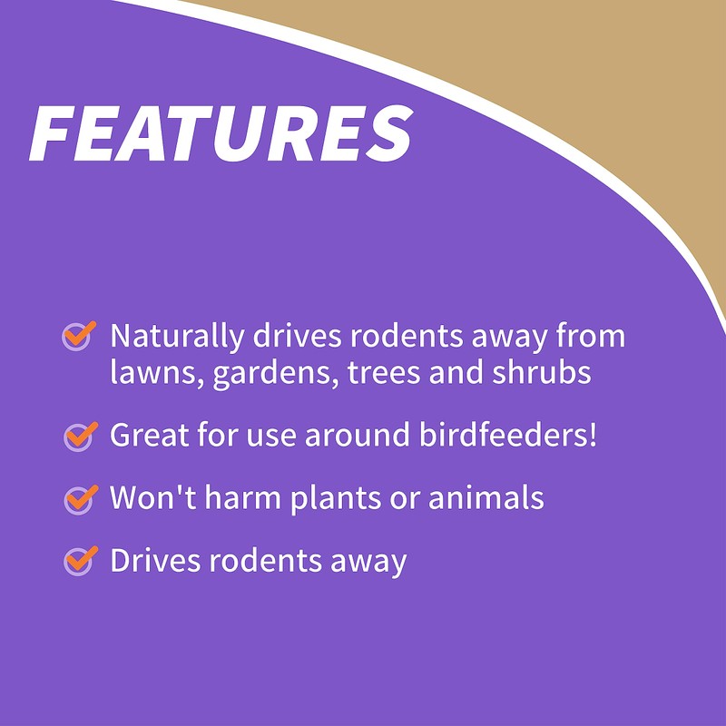 Bonide Chipmunk, Squirrel & Rodent Repellent, 32 oz Ready-to-Spray for