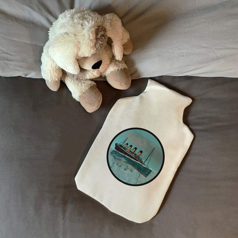 'Sinking Titanic Motif' Hot Water Bottle Cover (HW00022876)